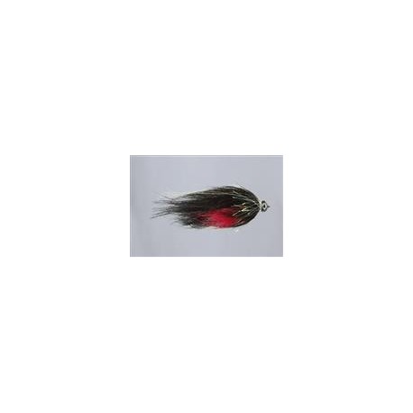 Bass Flies Chunk N Duck Black Red $8.50