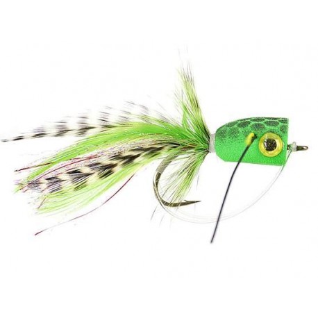 Bass Flies crazy frog popper superb $8.50