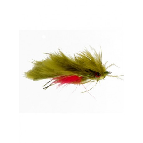 Bass Flies criss cross crawfish olive $8.50