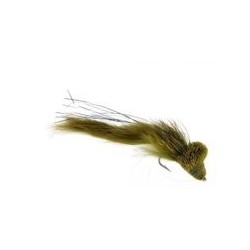 Bass Flies Diver Rabbit Strip Olive $8.50