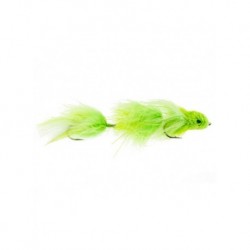 Bass Flies double dungeon chartreuse $8.50