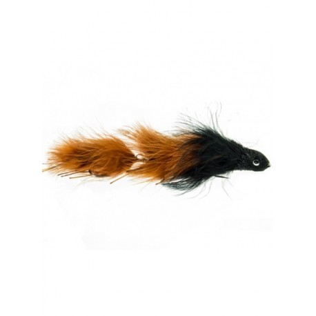 Bass Flies double dungeon rust black $8.50