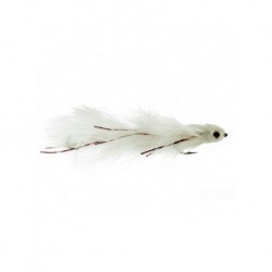 Bass Flies double dungeon white red $8.50