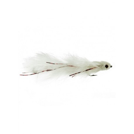 Bass Flies double dungeon white red $8.50