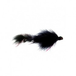 Bass Flies double peanut black and red $8.50