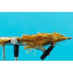 Bass Flies flash streamer gold large $8.50
