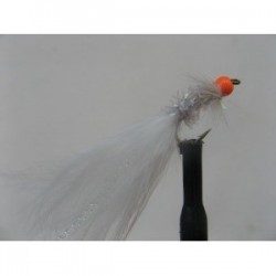 Lures 2 hot head orange white tadpole $2.34