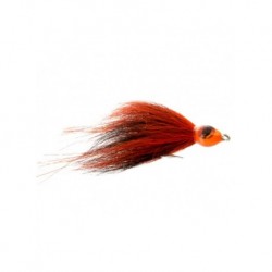 Bass Flies flash fish orange $8.50