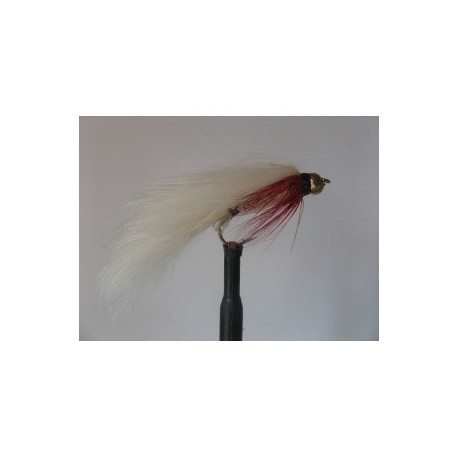 Lures 2 gold head white mylar zonker $2.34