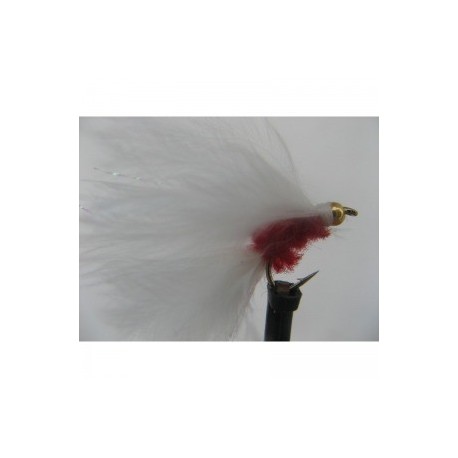 Lures 2 gold head red white mini cats whisker $2.34