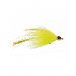 Bass Flies flash fish yellow and chartreuse $8.50