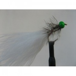 Lures 2 hot head green grizzle white dancer $2.34